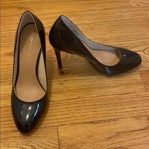 NWT Navy Patent Pumps - Maiden Lane